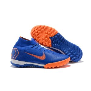 Kopačky Pánské Nike Mercurial SuperflyX VI Elite TF – Modrý oranžový